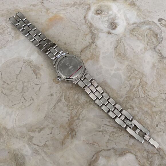 NEW! Quartz Watch Stainless Steel, Pink Crystals - Picture 11 of 11